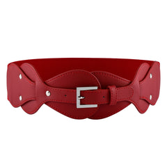 Women Vintage Waist Belt Elastic Stretch Cinch Waistband Dress Belt