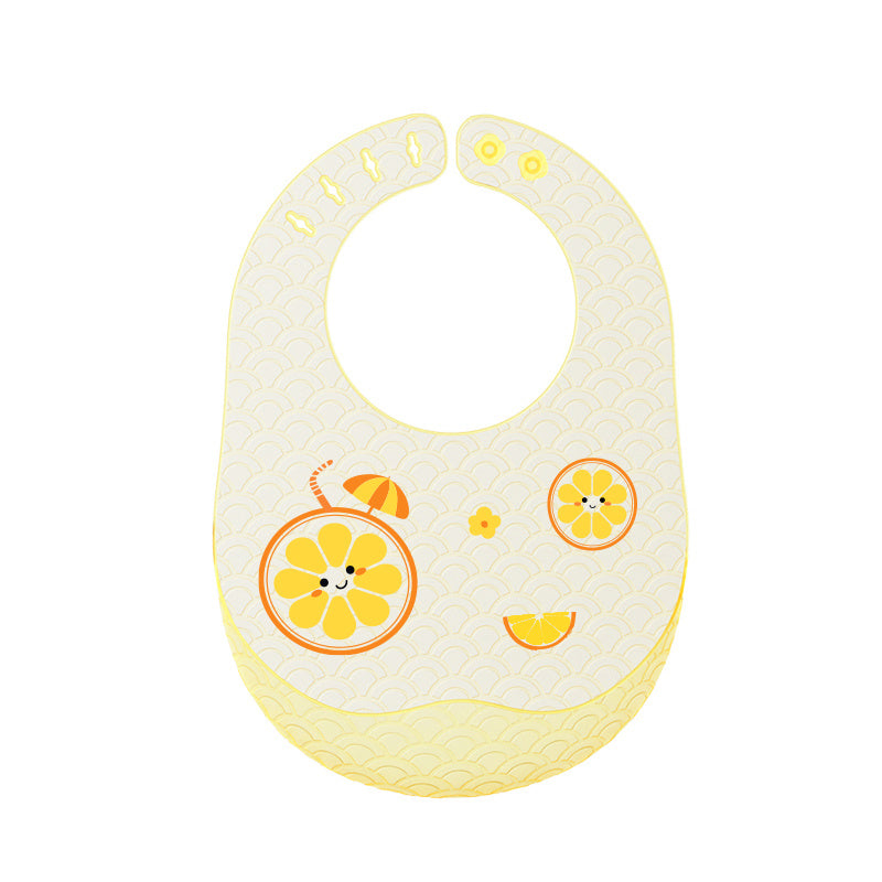Ultra Light Silicone Bibs for Babies Waterproof Soft Food Pockets