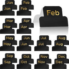 24pcs Adhesive Monthly Planner Labels Multicolor Office Study Plan Organizer