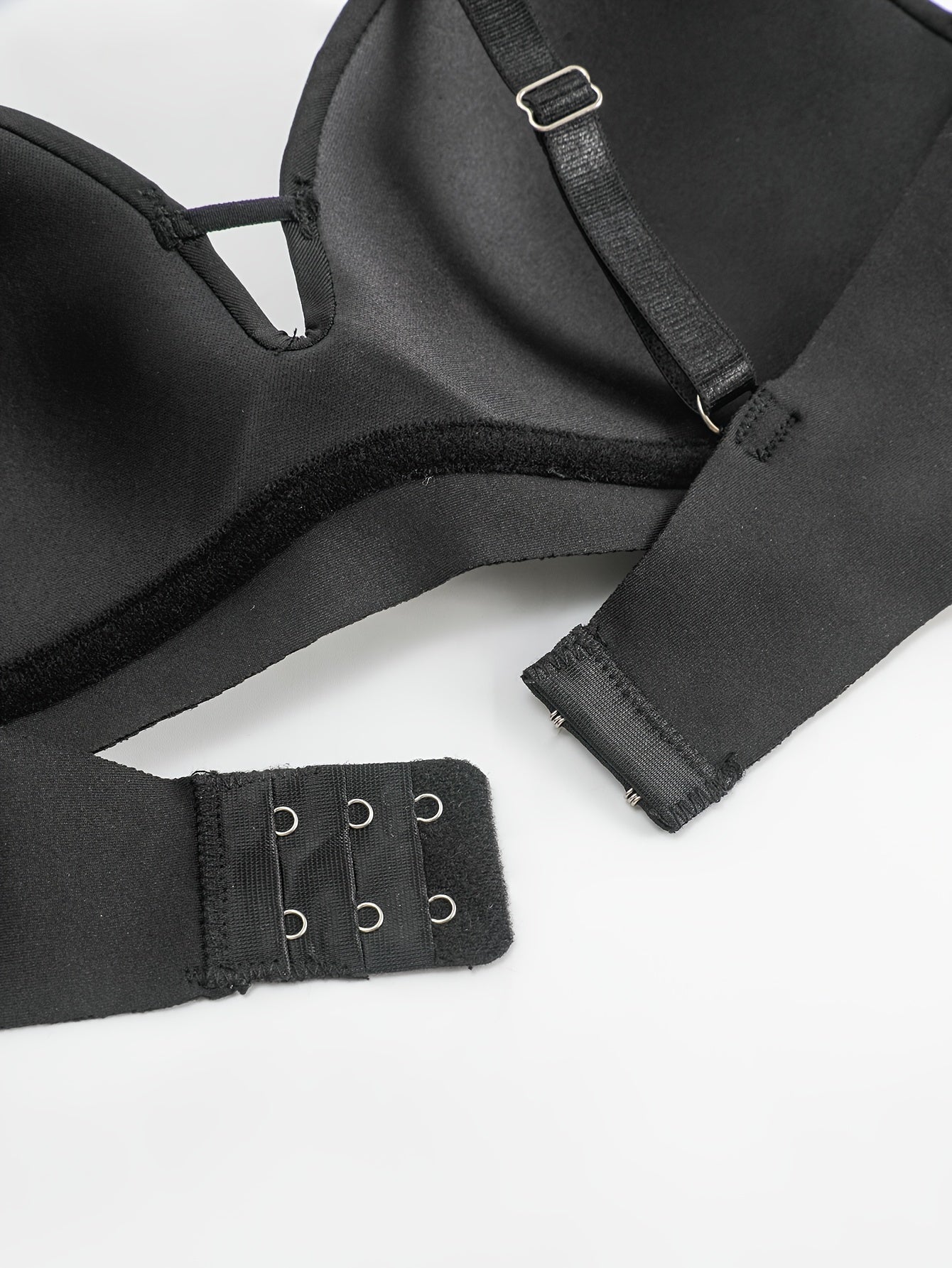 Hollow Out T Shirt Bra Push Up Bra Women's Lingerie