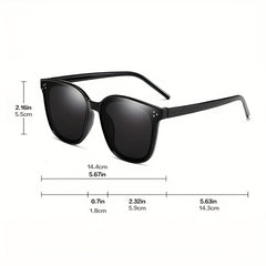 Stylish Sunglasses with Triple Frame Spots