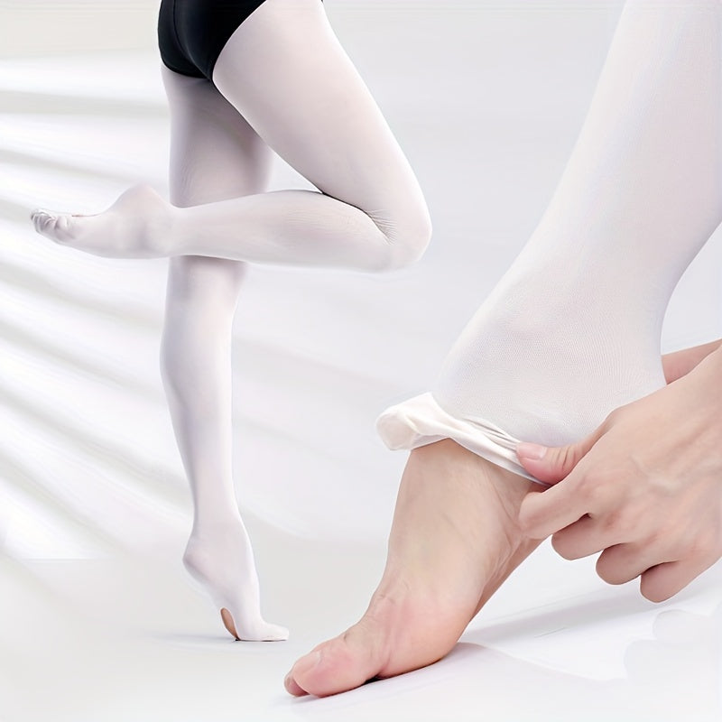 Convertible Ballet Tights for Girls and Women, Comfortable Dance Sto