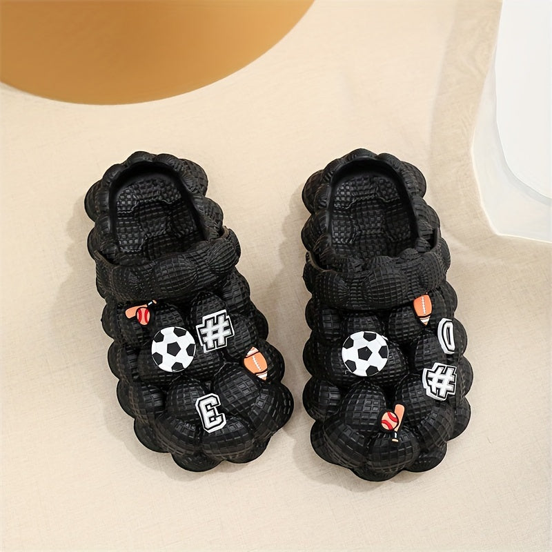 Cartoon Charms Girls House Shoes Quick Dry Lightweight Anti Slip Clogs