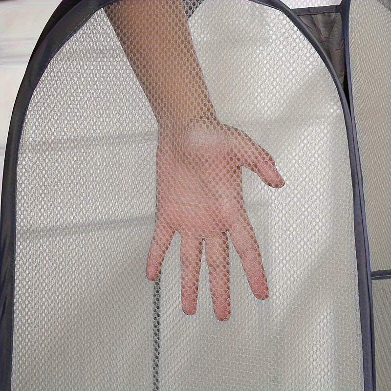 Portable Pop Up Mesh Laundry Hamper with Durable Handles