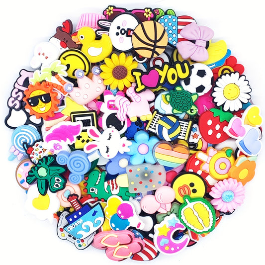 Random Shoe Charms For DIY Shoes Pins Kids Boys Girls Men Women Adults