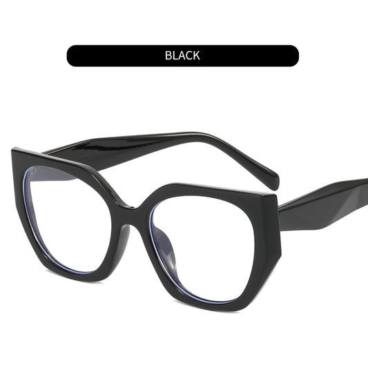 Multicolor Polygonal Light Blocking Glasses Frame
