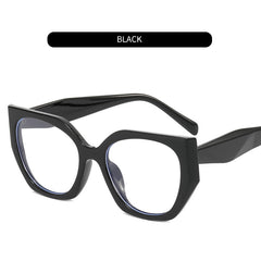 Multicolor Polygonal Light Blocking Glasses Frame