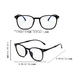 Round Frame Light Blocking Glasses for Women
