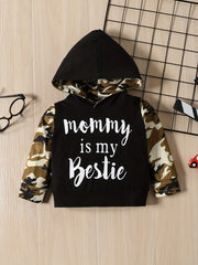 Camouflage Block 2pcs Outfit Toddler Baby Boys Hoodie Pants Set