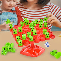 Frog Balance Game Toy Interactive Dual Player Balance Tree