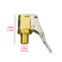 Car Air Pump Thread Nozzle Adapter Clip Type Gas Nozzle