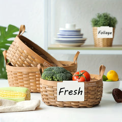 10pcs Plastic Clip on Baskets & Bin Labels for Office Organization