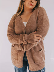  Women's Long Sleeve Open Front Cardigan