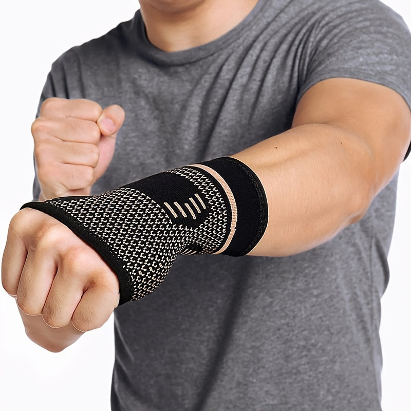 Compression Wristband Elastic Sports Wrist Support Brace Size Up
