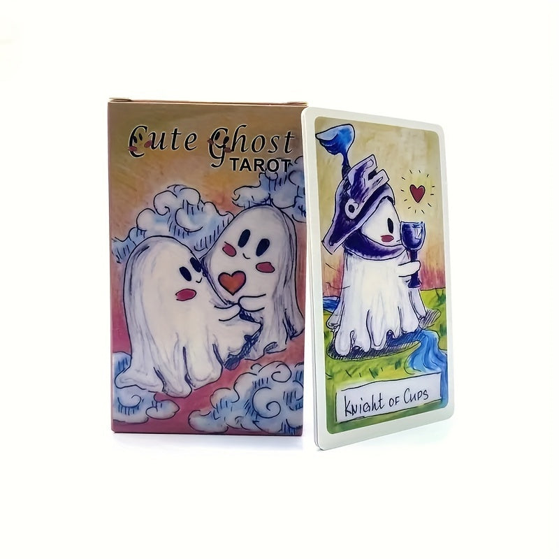 Outdoor Camping Little Ghost Tarot Card Game 1pc