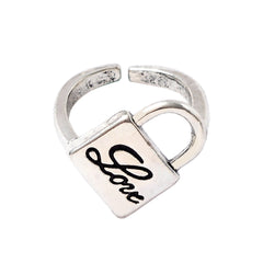 Vintage Style Men's Lock Shaped Ring