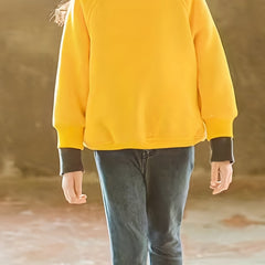 Girls Turtleneck Hoodie Sweatshirt Pullover