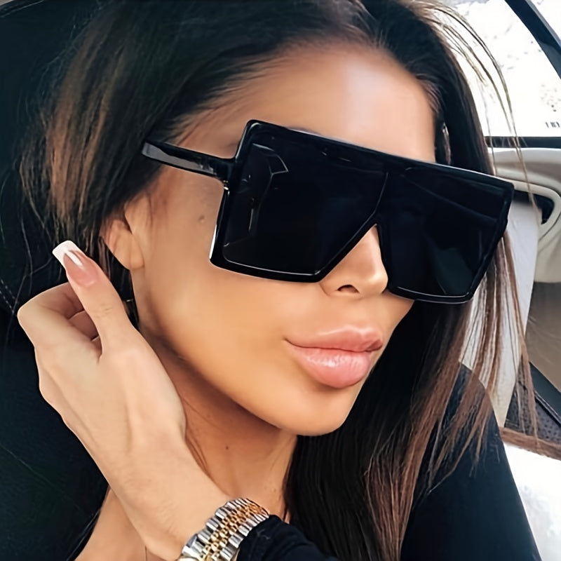 Square Oversized Sunglasses Women UV Protection