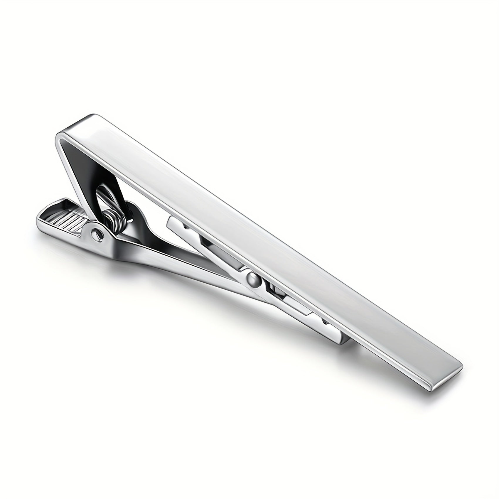 Classic Silver Tie Clip for Men