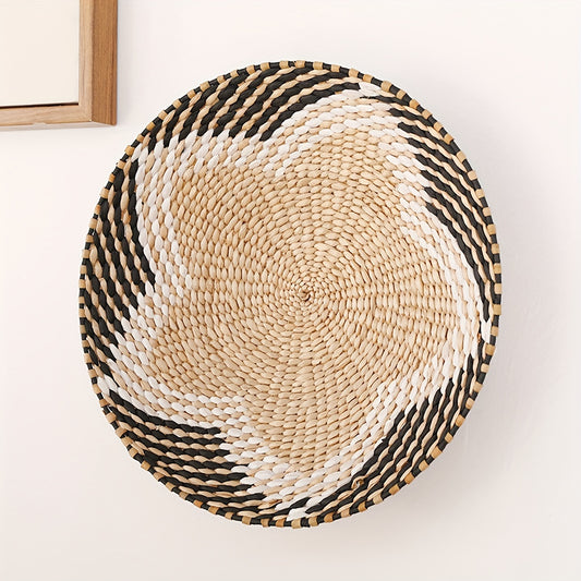 Dandelion Straw Rope Woven Storage Basket Vegetable Basket