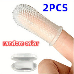 Pet Finger Cover Silicone Teeth Cleaning Toothbrush