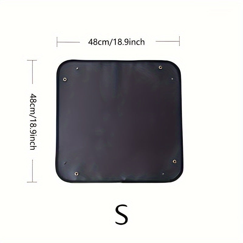 1pc Key Storage Tray PVC Foldable Storage Tray Debris Storage Box