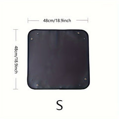 1pc Key Storage Tray PVC Foldable Storage Tray Debris Storage Box