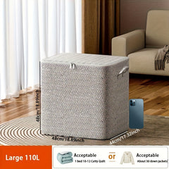 Extra Large Foldable Storage Box, Clothing Packing Bag Organizer