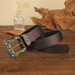 Boho Vintage Belt Women's Western Casual Belt For Jeans Pants