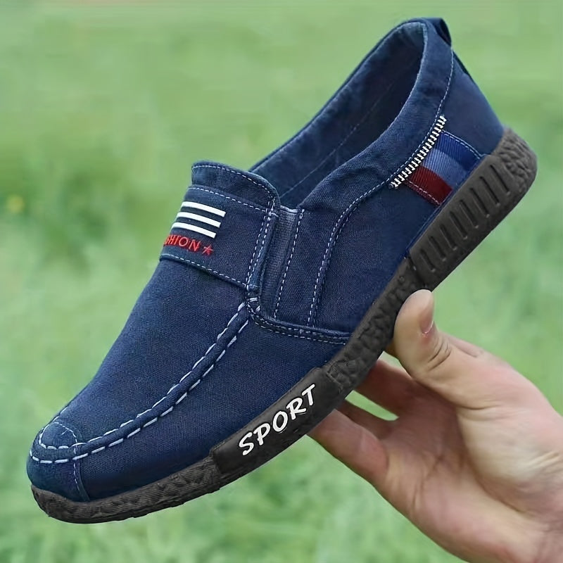 Men's Lightweight Slip On Canvas Shoes for Walking