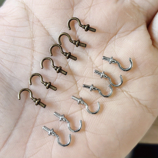 DIY Hook Set for Dollhouse Furniture Models - Pack of 12