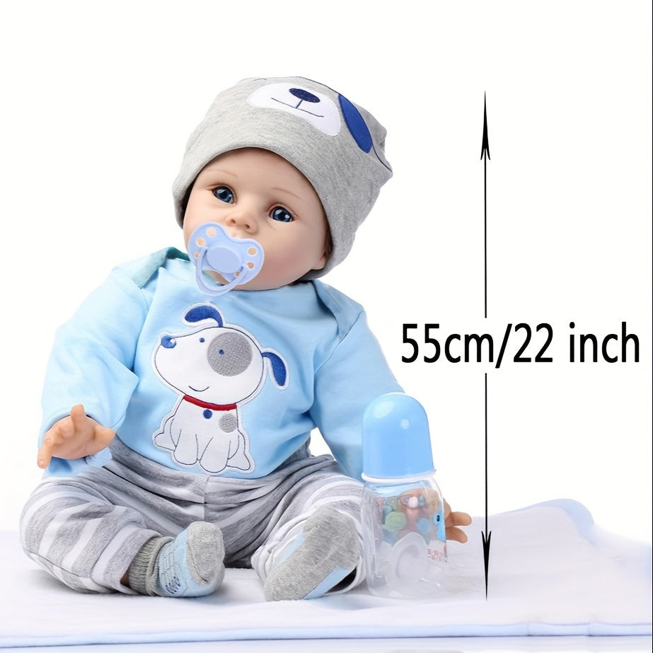 Realistic Newborn Baby Doll with Accessories