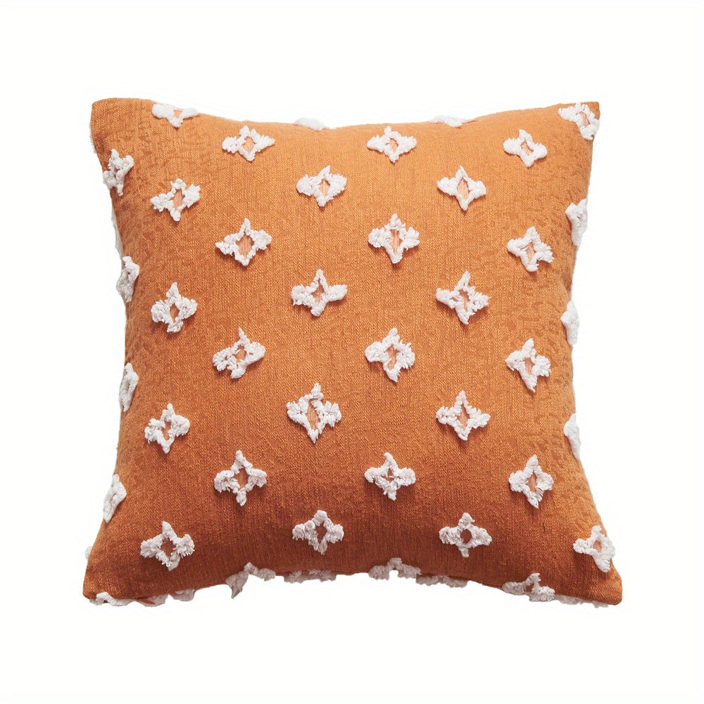 Cotton Tufted Small Stars Single Pillow Cover - Soft and Comfortable