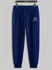 Ghost Print Men's Drawstring Sweatpants Loose Casual Trousers