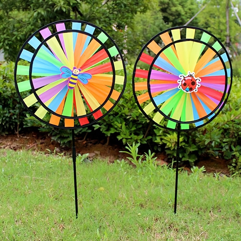 Kids Outdoor Pinwheel Toy, Wind Spinner for Children, Assorted Colors