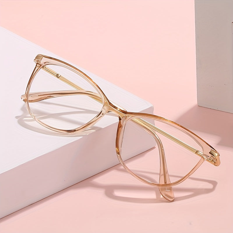 Light Blocking Reading Glasses Jelly Cat Eye HD Presbyopic Glasses