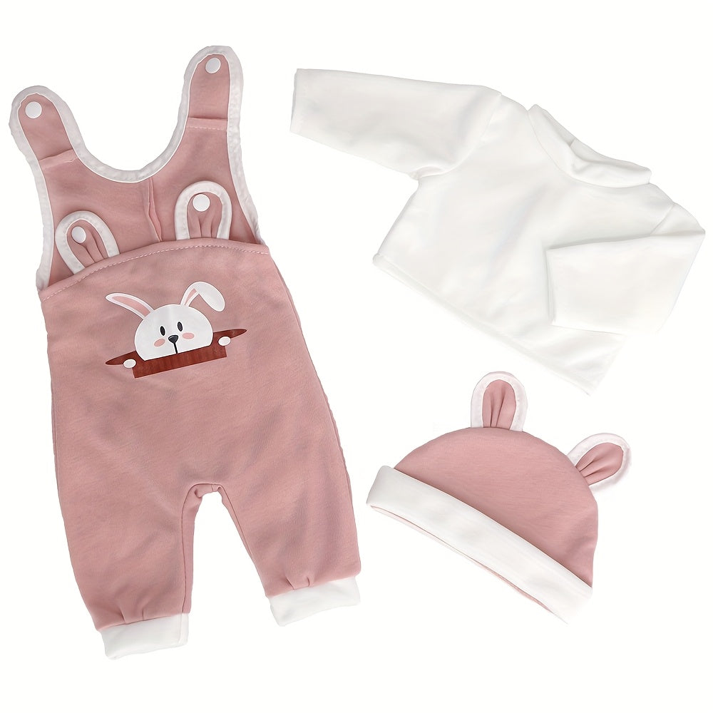 3-Piece Reborn Doll Clothes Set for Girls