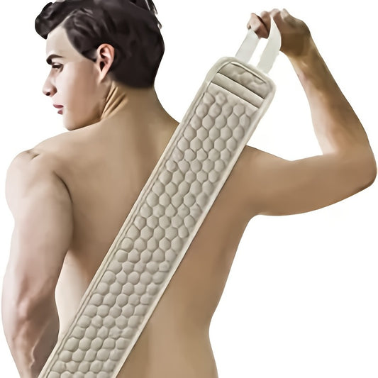 Exfoliating Back Scrubber & Sponge Pad Set for Shower Bath