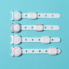 4pcs Baby Safety Locks Adjustable Multifunctional Baby Drawer Locks