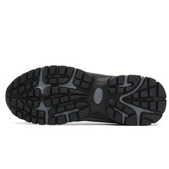 Thick Sole Slip On Hiking Shoes Shock Absorption Non Slip Sneakers