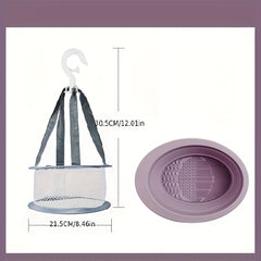 Makeup Brush Cleaning Mat & Drying Net Set