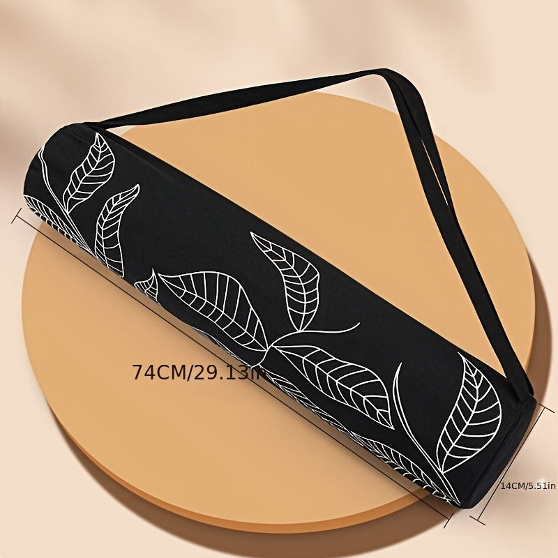 Canvas Yoga Mat Storage Bag, Portable Fitness Bag
