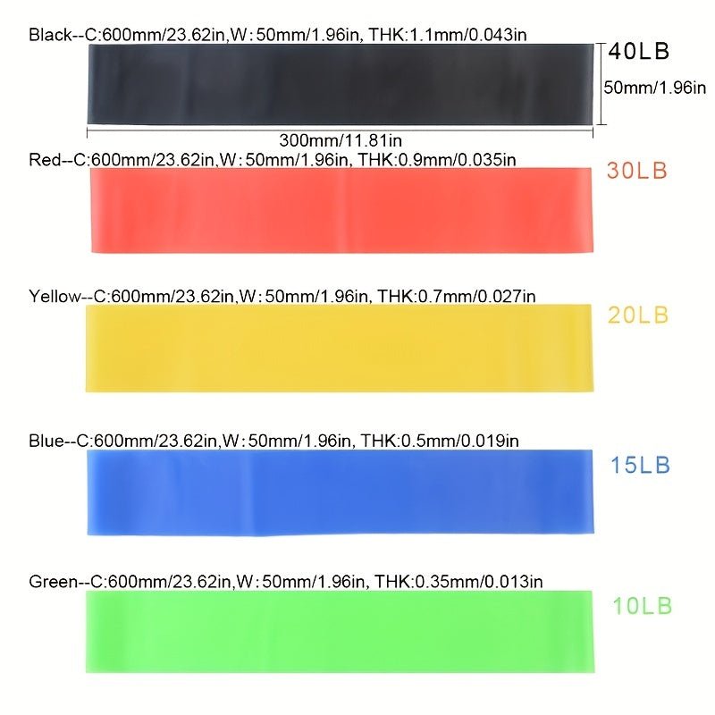 TPE Resistance Tension Bands for Strength Training
