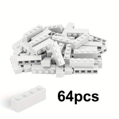 64pcs 1X4 High Bricks for Building Blocks Educational Toys for Kids