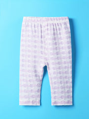 Girls Striped Crop Pants Comfort Fit Capris