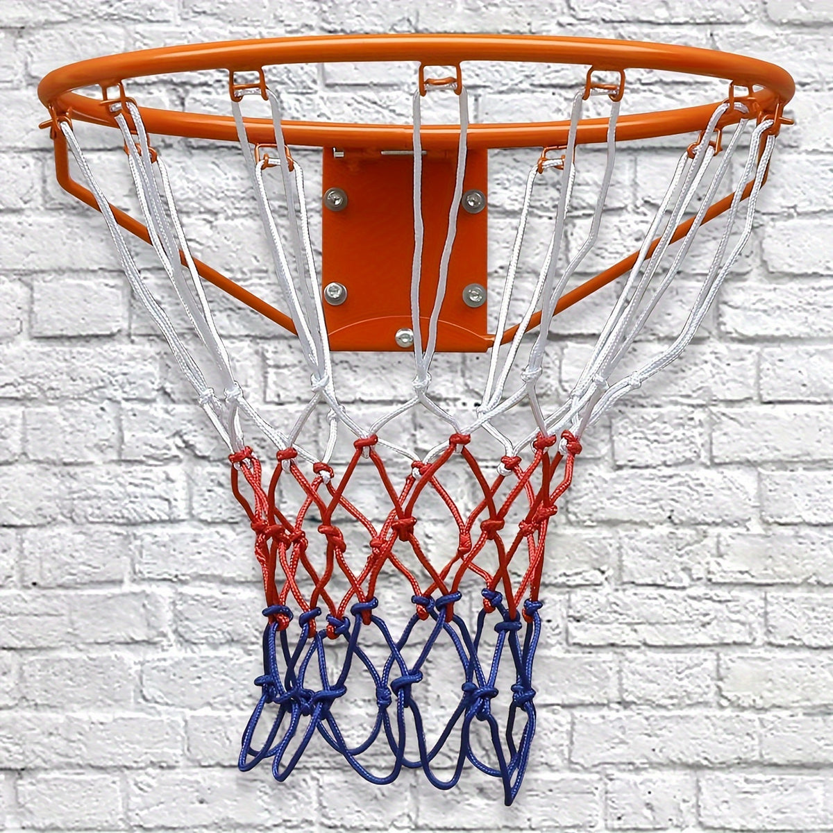 Heavy Duty Basketball Net Replacement - Durable Nylon Woven - 12"