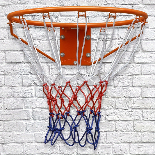 Heavy Duty Basketball Net Replacement - Durable Nylon Woven - 12"