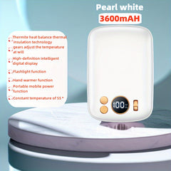 Rechargeable Hand Warmers 3600mAh Three Lighting Modes Temperature Adjustable