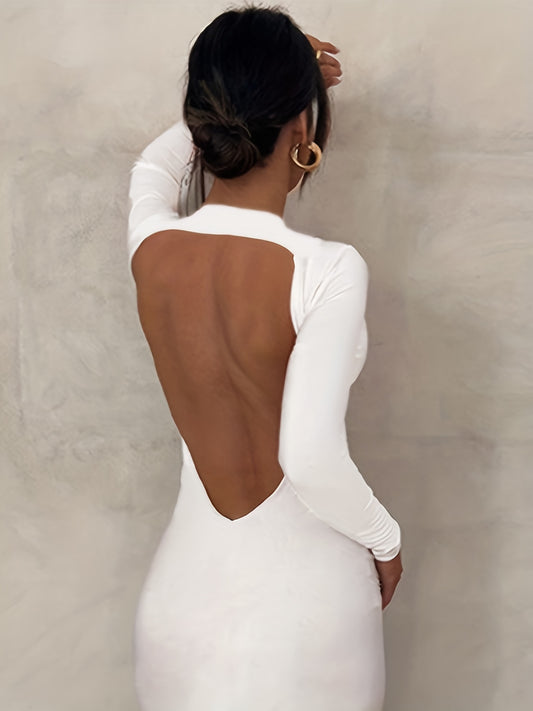 Wide Leg Backless Jumpsuit