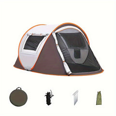 4-6 Person Waterproof Pop Up Camping Tent with Window
